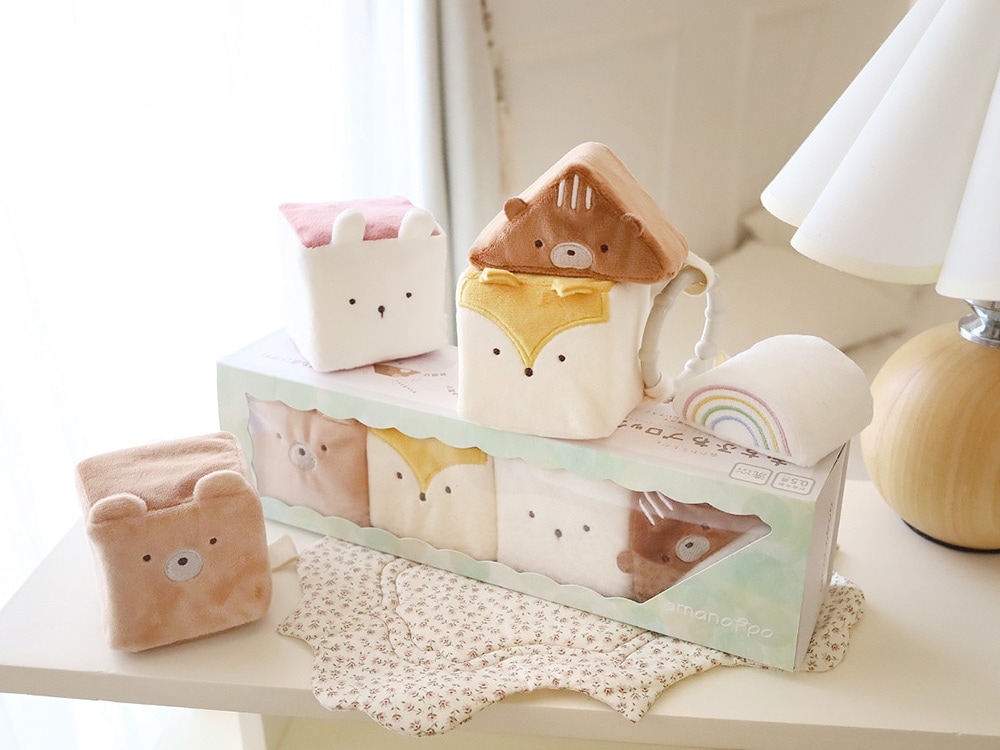 りすくんとはじめてのおもちゃセット[amanoppo]出産祝い | amanoppo