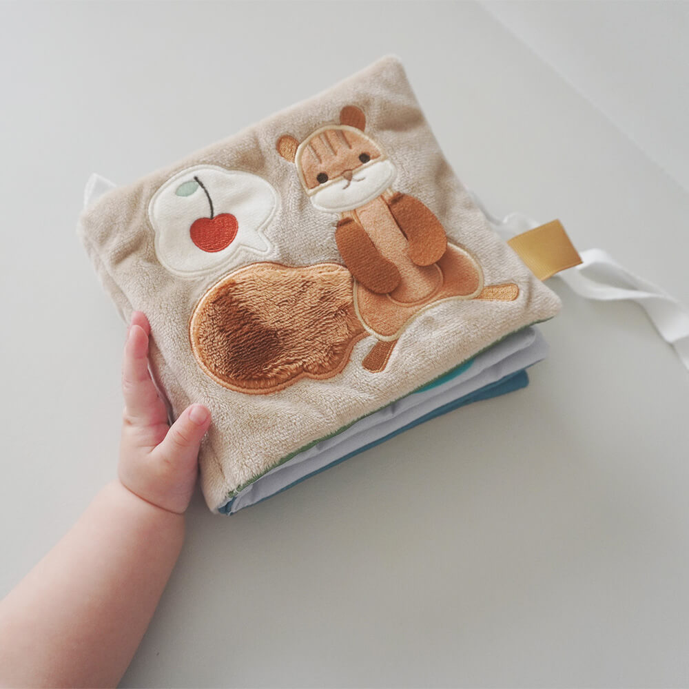 もちふわブロックふわふわ＋とふんわりえほんセット [amanoppo] 出産祝い