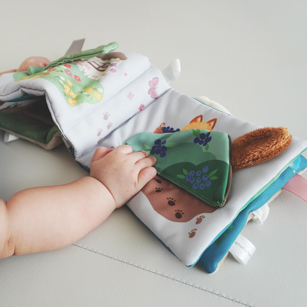 もちふわブロックふわふわ＋とふんわりえほんセット [amanoppo] 出産祝い