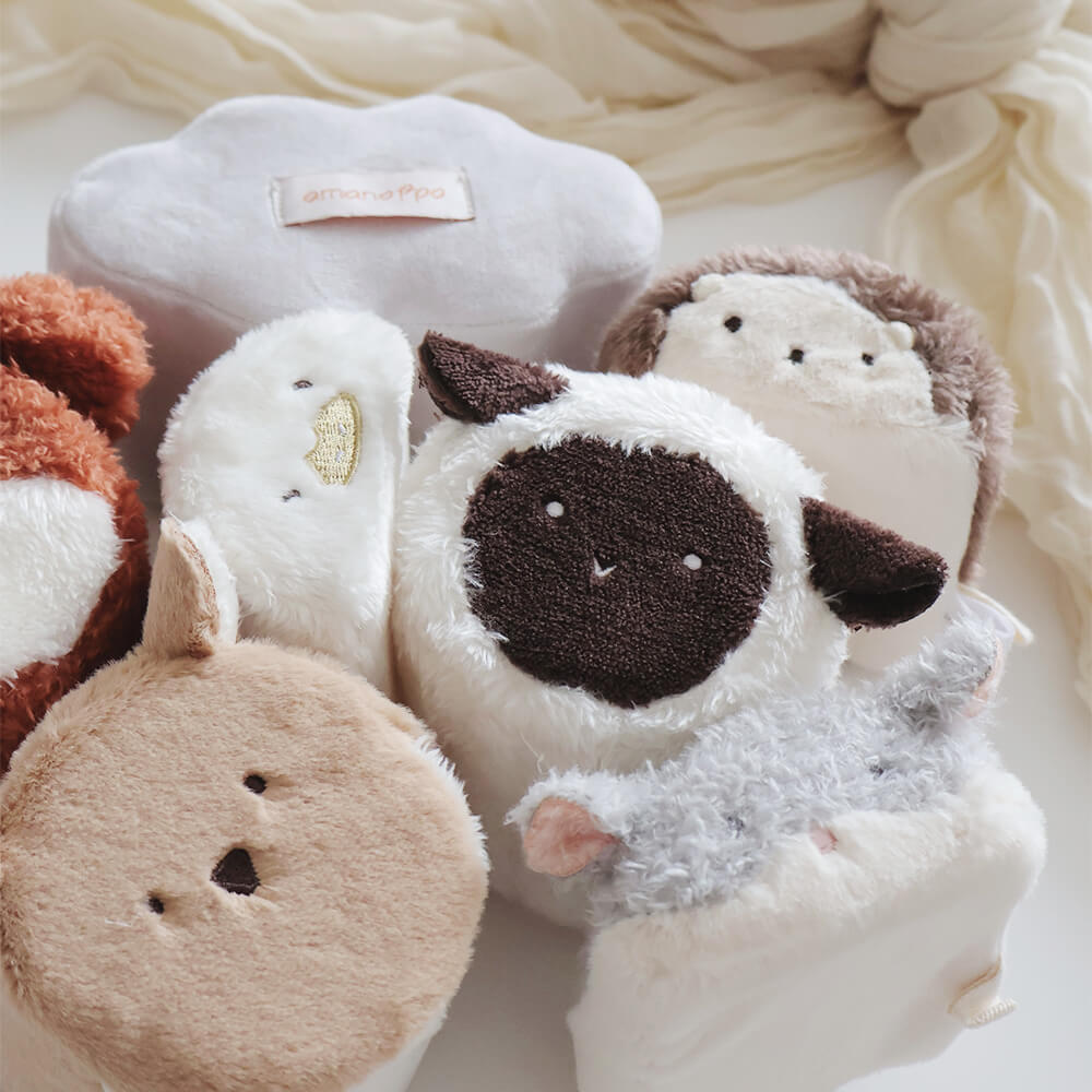 もちふわブロックふわふわ＋とふんわりえほんセット [amanoppo] 出産祝い