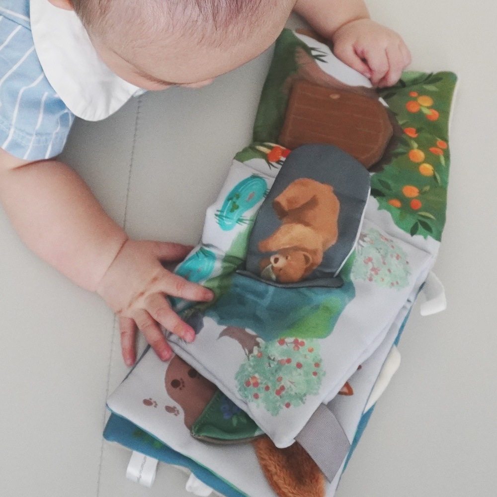 もちふわブロックふわふわ＋とふんわりえほんセット [amanoppo] 出産祝い