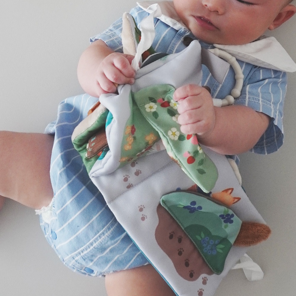 もちふわブロックふわふわ＋とふんわりえほんセット [amanoppo] 出産祝い