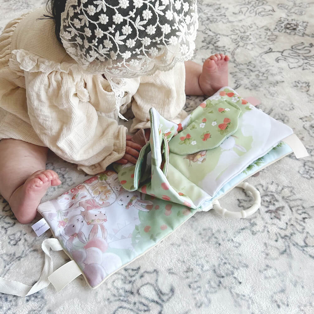 もちふわブロックふわふわ＋とふんわりえほんセット [amanoppo] 出産祝い