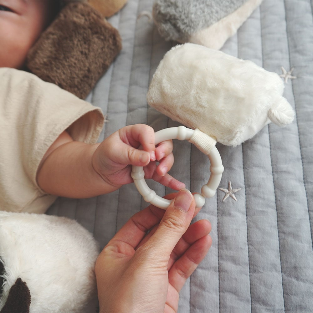 もちふわブロックふわふわ＋とおもちゃのギフトセット [amanoppo] 出産祝い