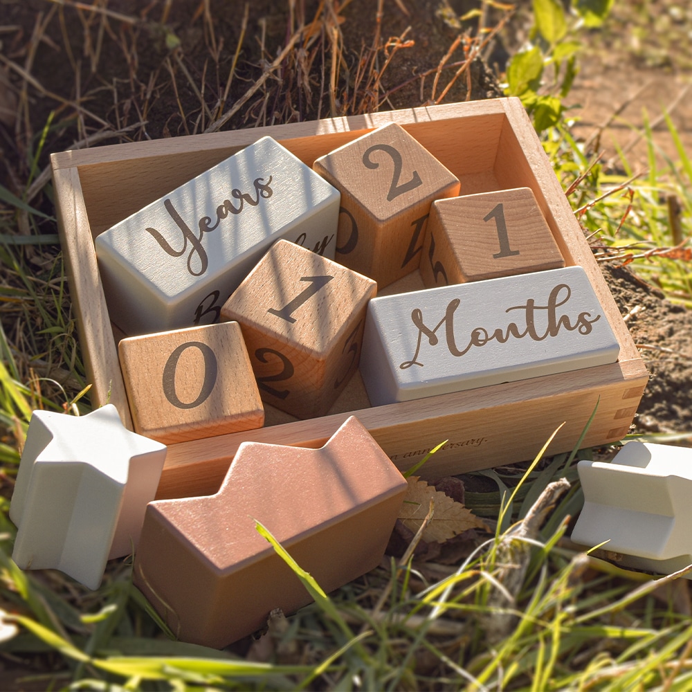 もちふわブロックふわふわ＋とおもちゃのギフトセット [amanoppo] 出産祝い