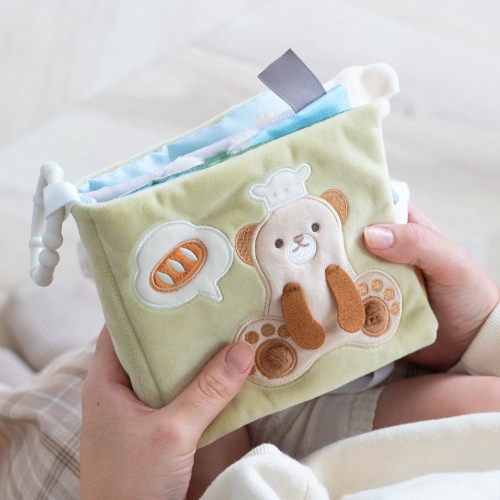 もちっとラトルとふわふわおもちゃの3点セット[amanoppo]出産祝い