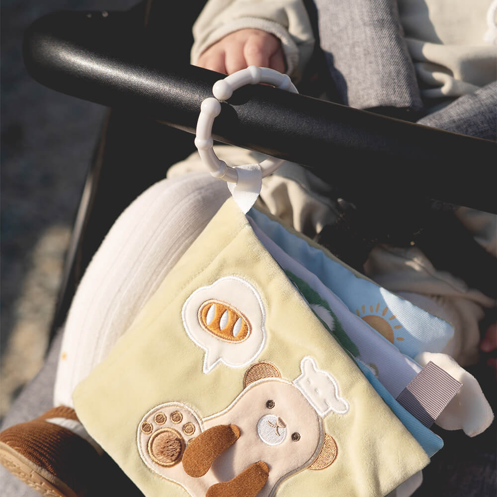 もちっとラトルとふわふわおもちゃの3点セット[amanoppo]出産祝い