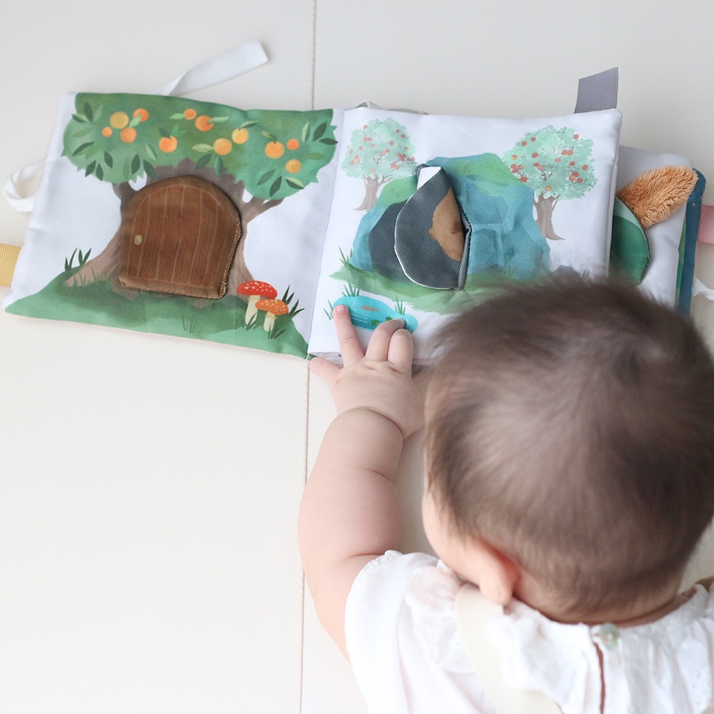 もちっとラトルとふわふわおもちゃの3点セット[amanoppo]出産祝い