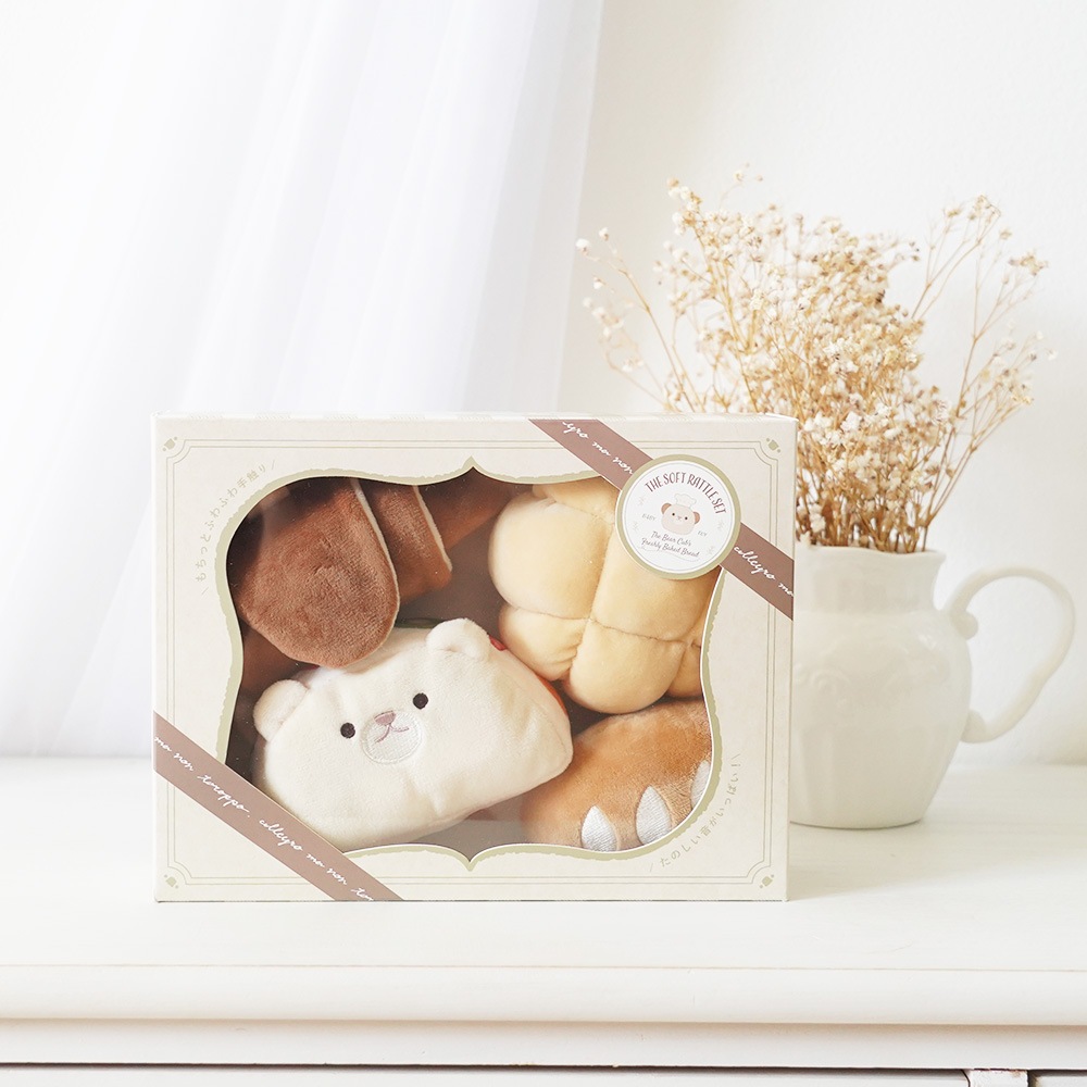 もちっとラトルともちふわブロック ふわふわ+のセット[amanoppo]出産祝い