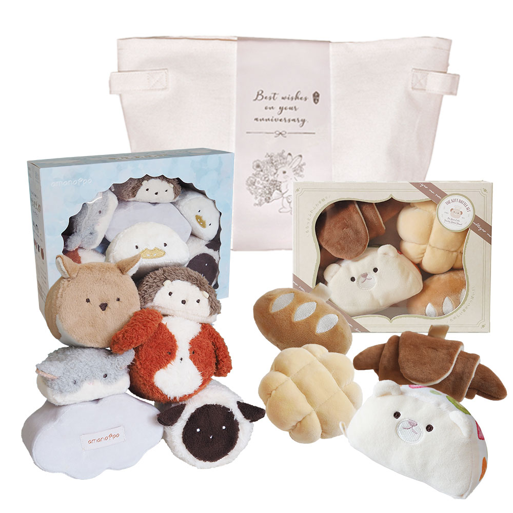 もちっとラトルともちふわブロック ふわふわ+のセット[amanoppo]出産