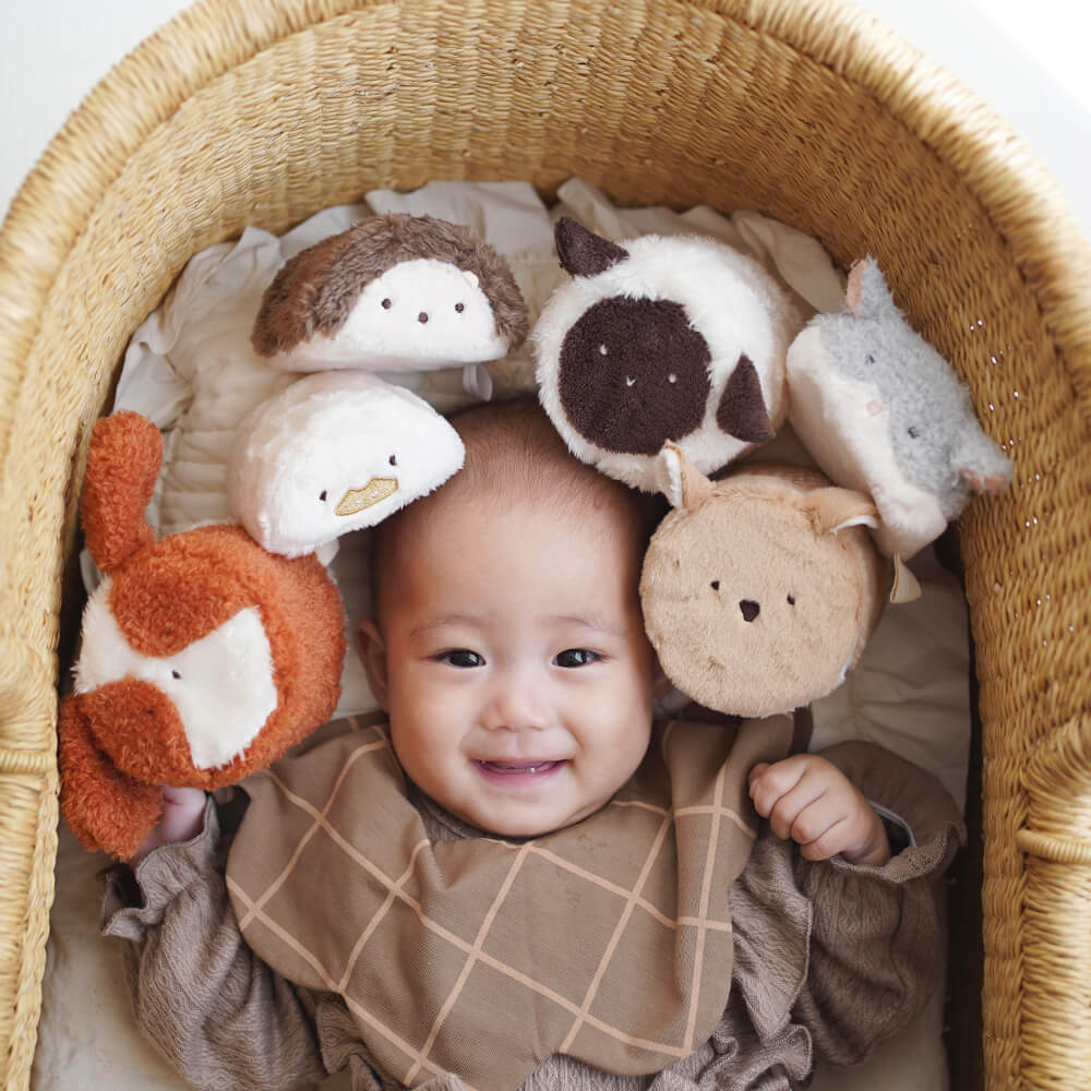 もちっとラトルともちふわブロック ふわふわ+のセット[amanoppo]出産祝い