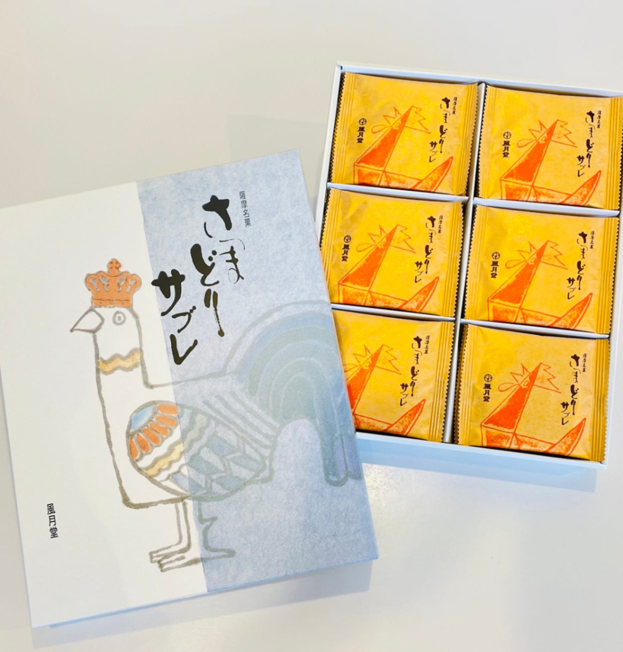 さつまどりサブレプレーン30枚入り | 鹿児島風月堂◇さつまどりサブレ