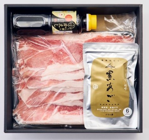 黒豚しゃぶしゃぶ1.1㎏ あご出汁セット | グループ会社商品 | さつま