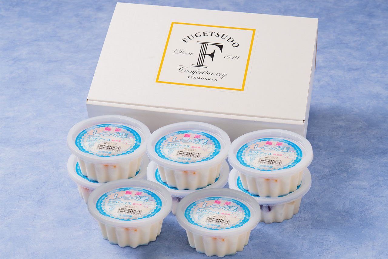 （鹿児島特産品）❤︎ふじっこさくら サワーポメロ 箱満杯詰 薩摩しろくま8個入り | しろくま・アイス | さつまどりサブレの