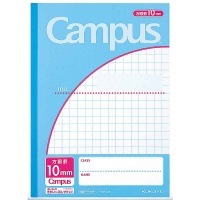 コクヨ キャンパスジュニア 10mm方眼罫 ブルー ノ-30S10B