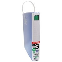 キングジム スーパードッチファイル A4S 青 3センチ 3冊組 2473GXA-3アオ