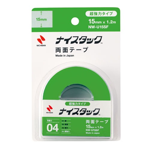ニチバン 両面テープ ナイスタック 超強力 15mm NW-U15SF