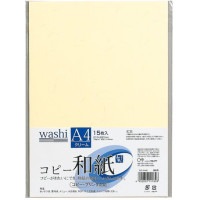 マルアイ コピー和紙 クリーム A4 15枚入 ｶﾐ-P4AC