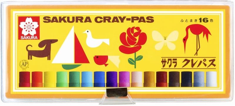 富士文具オンラインショップ】サクラクレパス クレパス 16色 ソフトケ