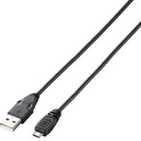 エレコム USBケーブル A-microB 1.0m ブラック U2C-AMB10BK