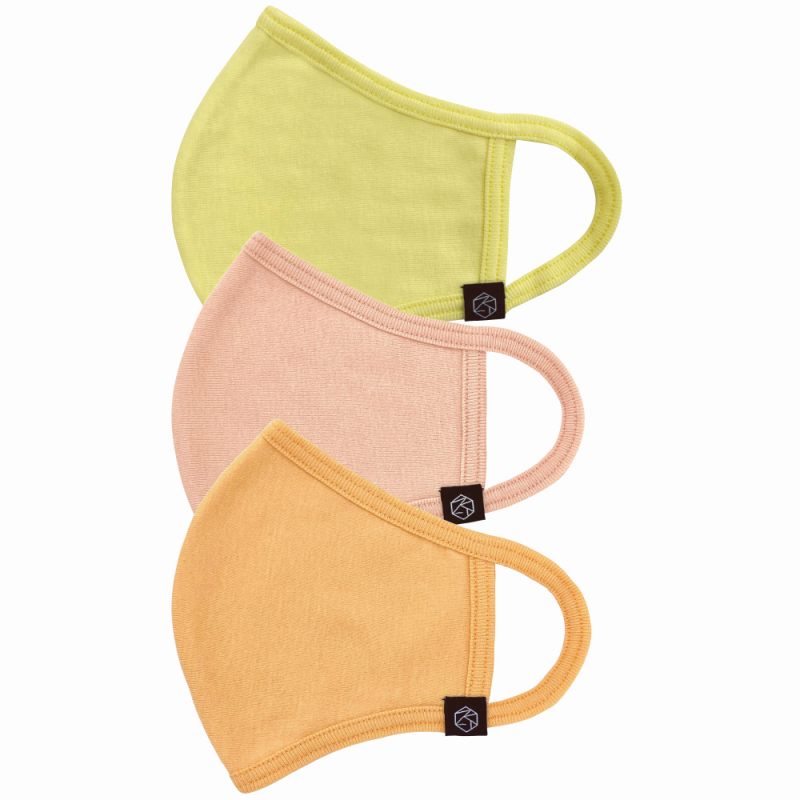 SANWA SERAOマスク パステルカラー1 38カラーマスク 洗える クリーム サーモンピンク アプリコット