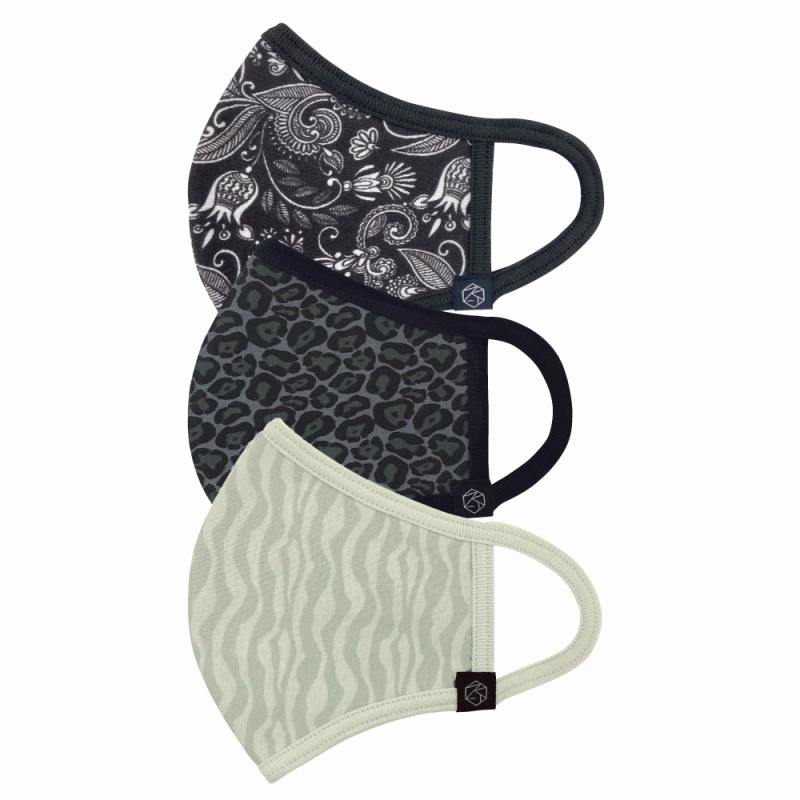 SANWA SERAOマスク パターン2 38カラーマスク 洗える ペイズリー レオパード ゼブラ