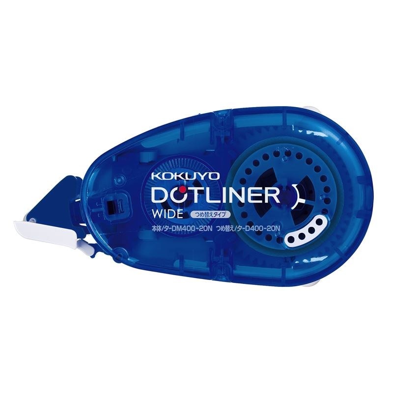 コクヨ テープのり＜ドットライナーワイド＞本体 強粘着 ﾀ-DM400-20N テープ糊 ノリ