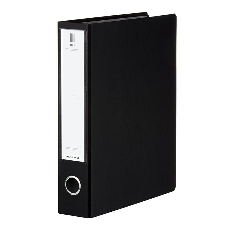 コクヨ チューブファイル＜ＮＥＯＳ＞Ａ４縦 ５０ｍｍとじ ２穴 ブラック ﾌ-NE650D ネオス 多枚数 大量