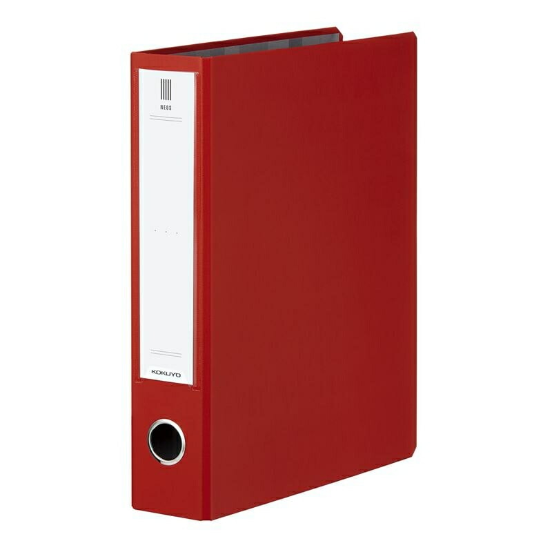 コクヨ チューブファイル＜ＮＥＯＳ＞Ａ４縦 ５０ｍｍとじ ２穴 カーマインレッド ﾌ-NE650R ネオス 多枚数 大量