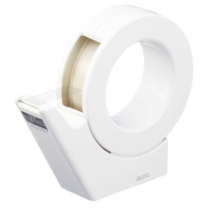 コクヨ テープカッター ハンディ グルー 吸盤付き 大巻 白 GLOO T-GM500NW