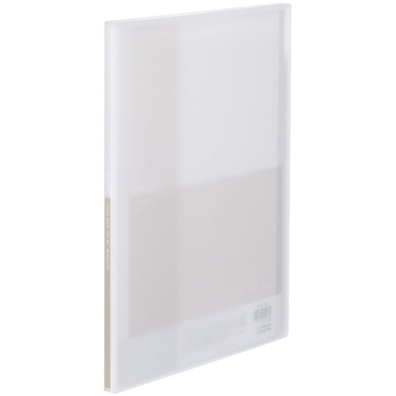 コクヨ クリヤーブック グラッセル A4 10枚 オフホワイト ﾗ-GL10W