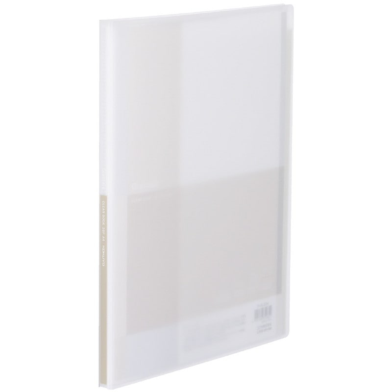 コクヨ クリヤーブック グラッセル A4 20枚 オフホワイト ﾗ-GL20W