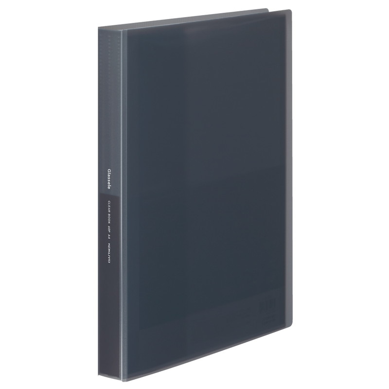 コクヨ クリヤーブック グラッセル A4 60枚 ブラック ﾗ-GL60D