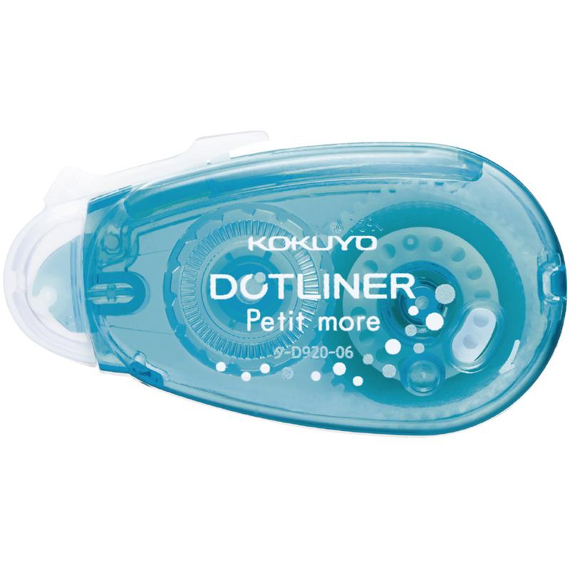 コクヨ テープのり ドットライナー プチモア 青 使い切りタイプ ﾀ-D920-06LB