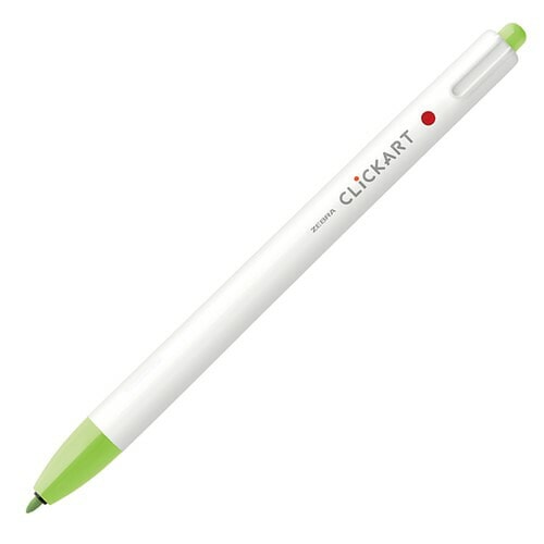 ゼブラ クリッカート ライトグリーン WYSS22－LG 水性ペン