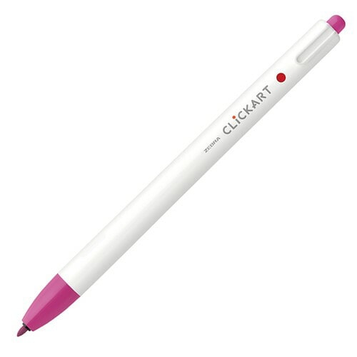 ゼブラ クリッカート チェリーピンク WYSS22-CHP 水性ペン ノック式