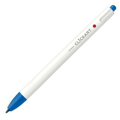 ゼブラ クリッカート ペールブルー WYSS22－PB 水性ペン ノック式