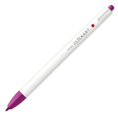 ゼブラ クリッカート マゼンタ WYSS22－MZ 水性ペン ノック式