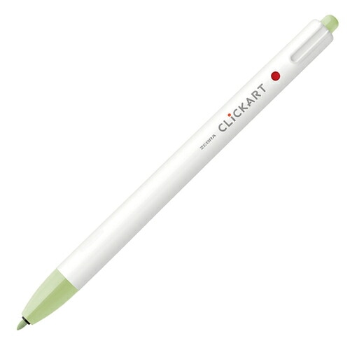 ゼブラ クリッカート リーフグリーン WYSS22-LFG 水性ペン ノック式