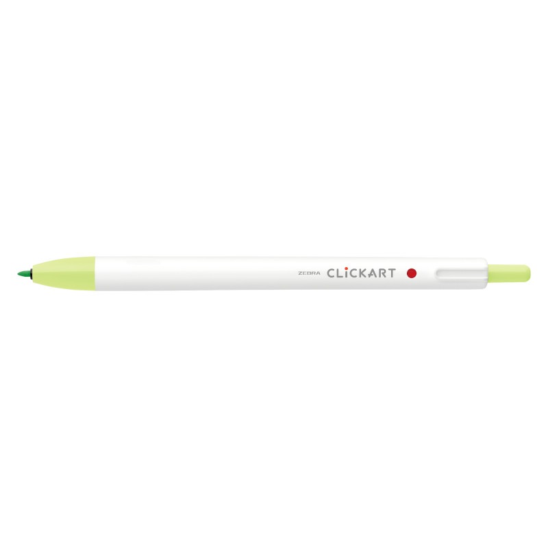 ゼブラ クリッカート ライム WYSS22-LIM 水性ペン ノック式 カラーペン