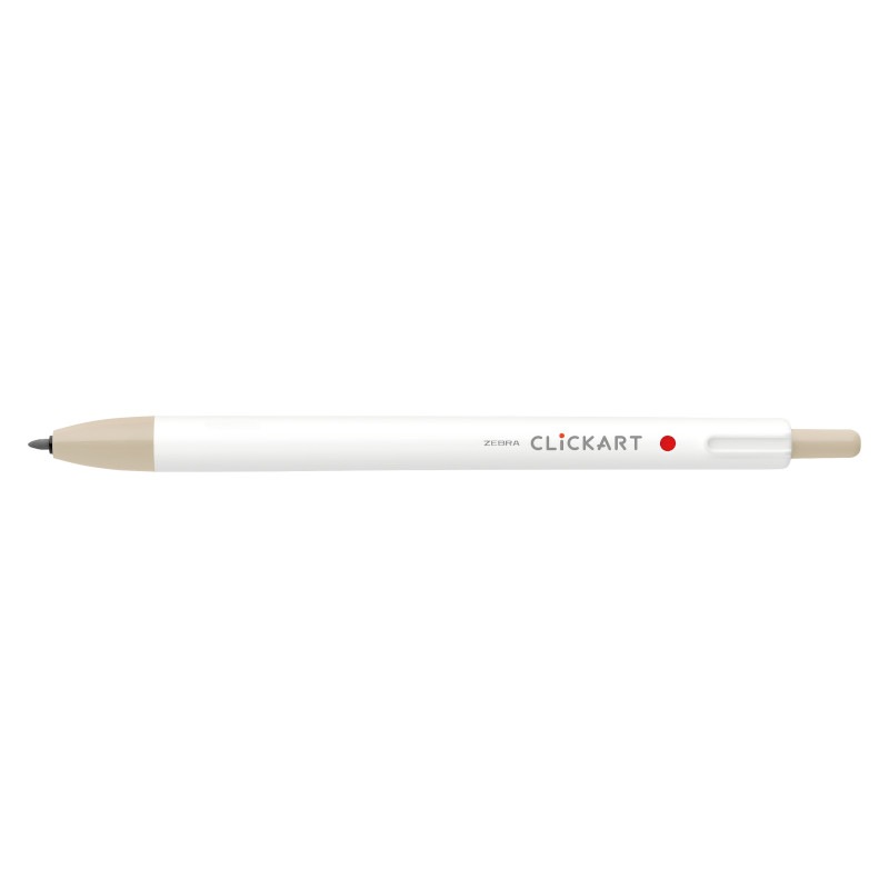 ゼブラ クリッカート サンドベージュ WYSS22-SBE 水性ペン ノック式 カラーペン