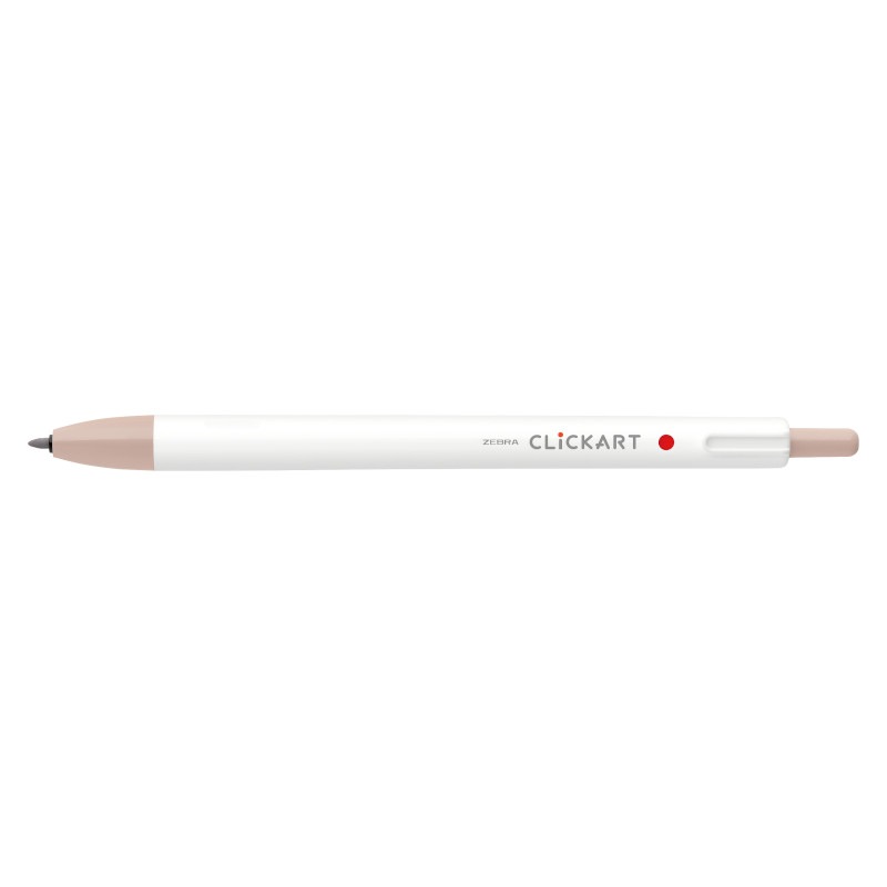 ゼブラ クリッカート ブラウンシュガー WYSS22-ES 水性ペン ノック式 カラーペン
