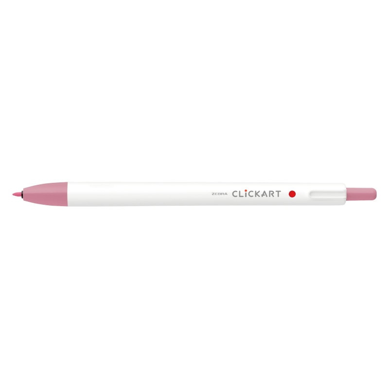 ゼブラ クリッカート ペールローズ WYSS22-PR 水性ペン ノック式 カラーペン