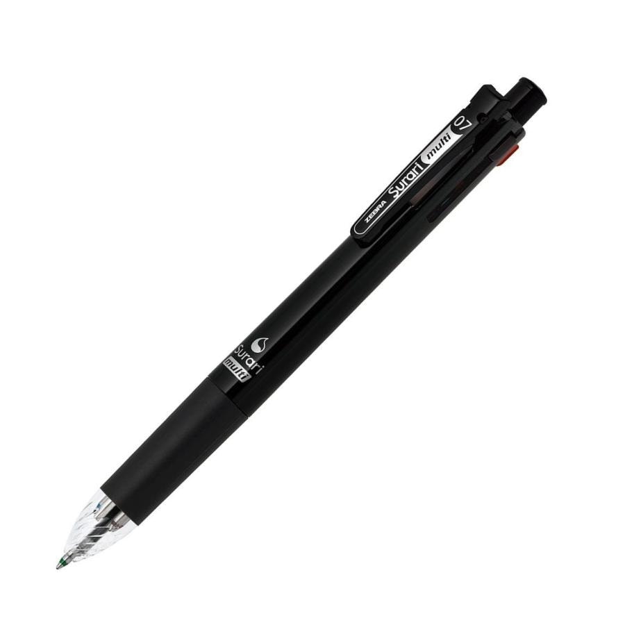 ゼブラ スラリマルチ０．７ 黒 １本入 P-B4SA11-BK 油性ボールペン なめらか エマルジョンインク 多機能