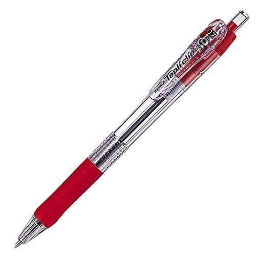 ゼブラ タプリクリップボールペン ０．７ 赤 １本入 P-BN5-R 油性 ボールペン インクたっぷり