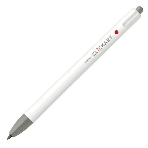 ゼブラ クリッカート グレー WYSS22-GR 水性ペン ノック式