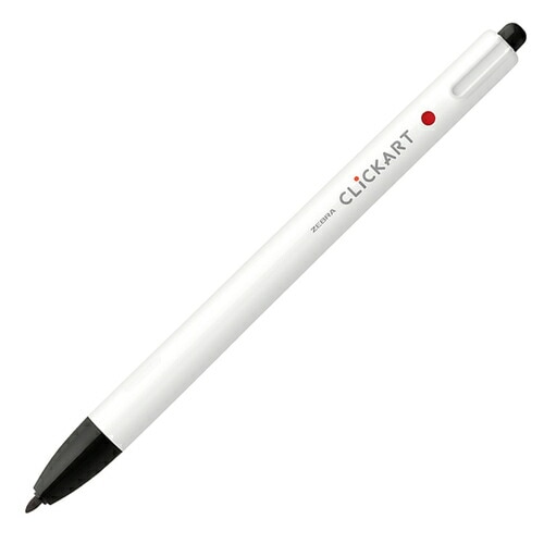 ゼブラ クリッカート 黒 WYSS22-BK 水性ペン ノック式