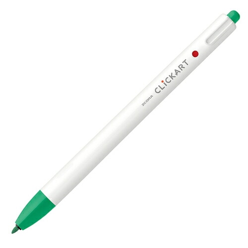 ゼブラ クリッカート 緑 WYSS22-G 水性ペン ノック式