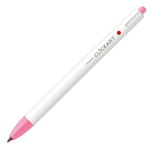 ゼブラ クリッカート ピンク WYSS22-P 水性ペン ノック式