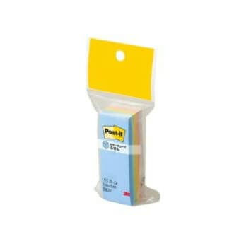 3M ポストイット ふせん カラーキューブ レギュラー パステルカラー 75×25mm 225枚 CP-13 付箋 スリーエム